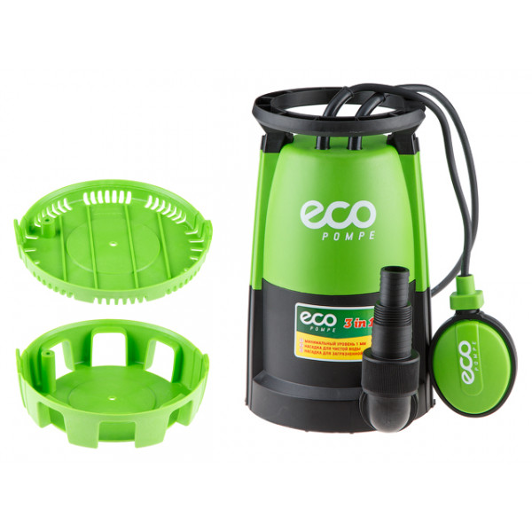Насос погружной 3-в-1 ECO DP-916 (900 Вт, 17500 л/ч, 8.5 м)