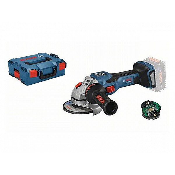 Аккум. углошлифмашина BOSCH GWS 18V-15 SC L-BOXX (18.0 В, БЕЗ АККУМУЛЯТОРА, диск 125х22.0 мм)