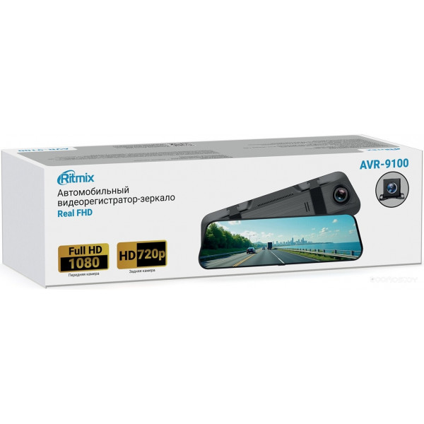 Автомобильный видеорегистратор RITMIX AVR-9100 Full HD (2 камеры)