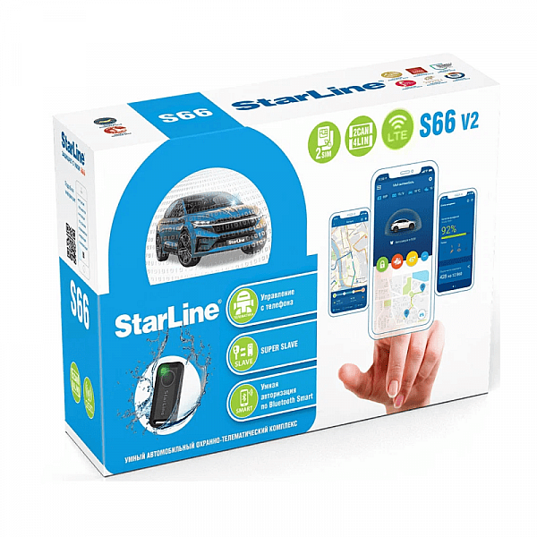Автосигнализация STARLINE S66 V2 LTE