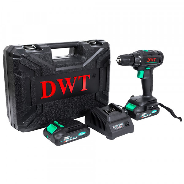 Дрель-шуруповерт аккумуляторная DWT ABSP-20 NF-2 BMC