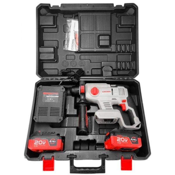 Перфоратор аккумуляторный CROWN CT28010XS-4 BMC