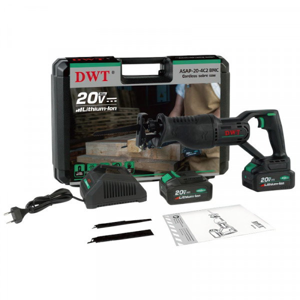 Пила сабельная аккумуляторная DWT ASAP-20-4 BMC