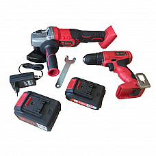 Набор аккумуляторный (красный, 2 предмета) Edon OAF21-AD/AG
