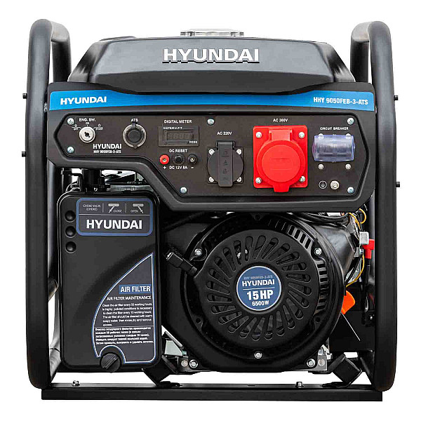 Генератор бензиновый HYUNDAI HHY 9050FEB-3-ATS