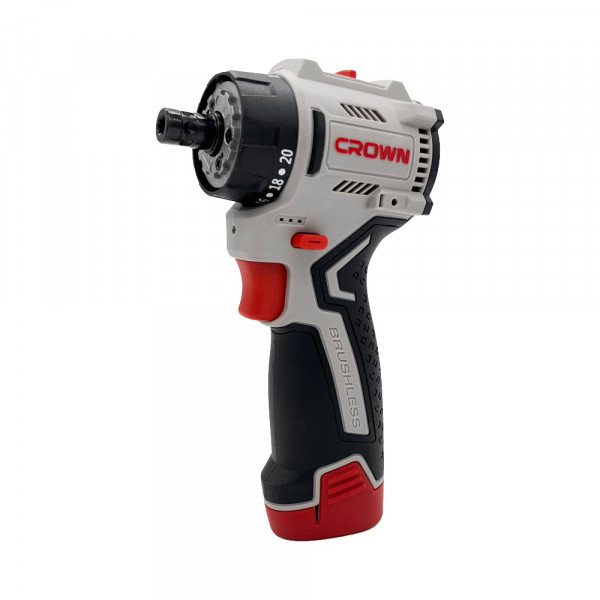 Дрель-шуруповерт аккумуляторная со сменными патронами CROWN CT21129HQX-2 BMC