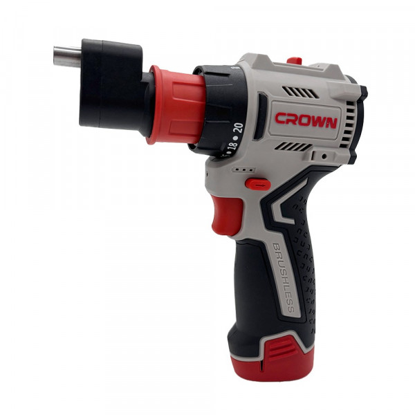 Дрель-шуруповерт аккумуляторная со сменными патронами CROWN CT21129HQX-2 BMC