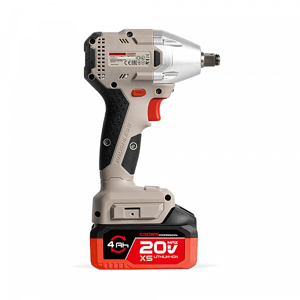 Гайковерт аккумуляторный CROWN CT22046XS-4 BMC