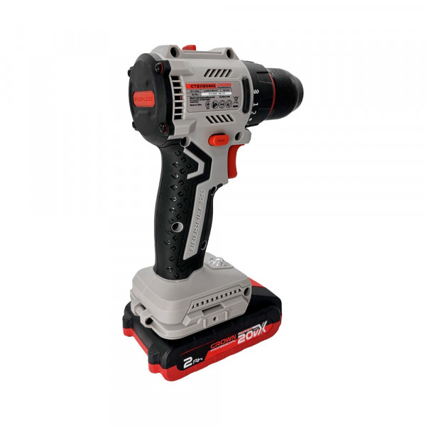 Дрель-шуруповерт аккумуляторная CROWN CT21131HMX-2 BMC