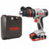 Дрель-шуруповерт аккумуляторная ударная CROWN CT21075HMX-2 BMC