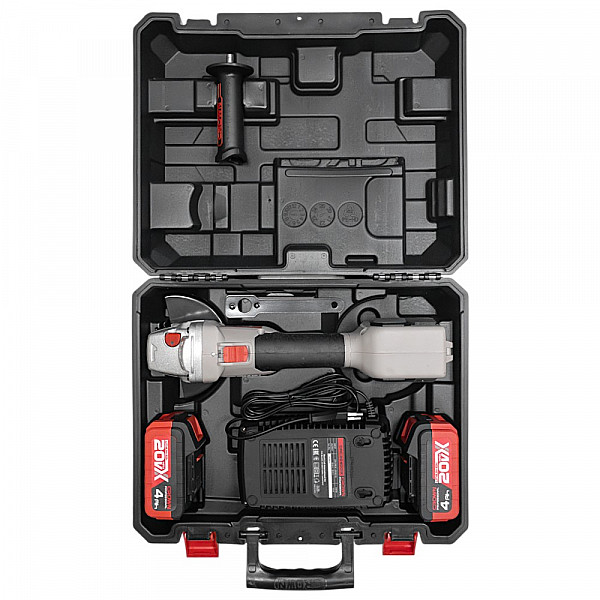 Машина угловая шлифовальная аккумуляторная CROWN CT23008-125HX-4 BMC