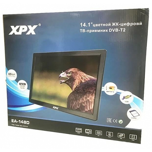 Портативный телевизор (TV) XPX EA-148D