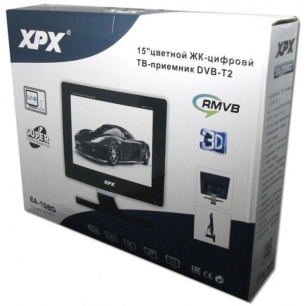 Портативный телевизор (TV) XPX EA-158D