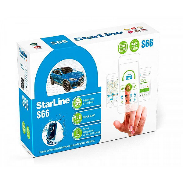 Автосигнализация StarLine S66 BT GSM v.2