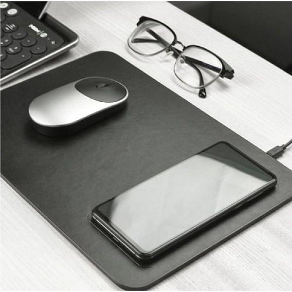 Коврик с беспроводной зарядкой Xiaomi MiiiW Wireless Charging Mouse Pad M07 (черный)
