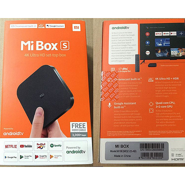 Медиаплеер Xiaomi Mi TV Box S (EU)