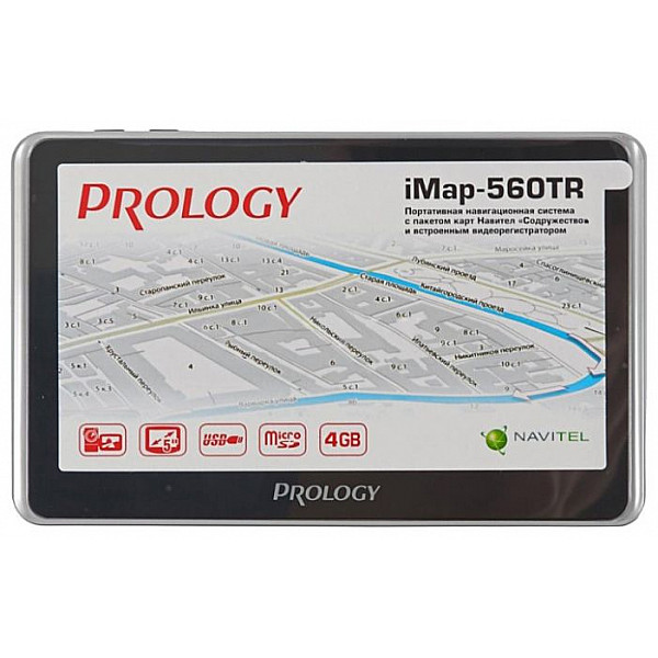 GPS Навигатор с видеорегистратором Prology iMAP-560TR