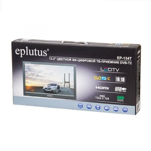 Портативный телевизор (TV) EPLUTUS EP-134T