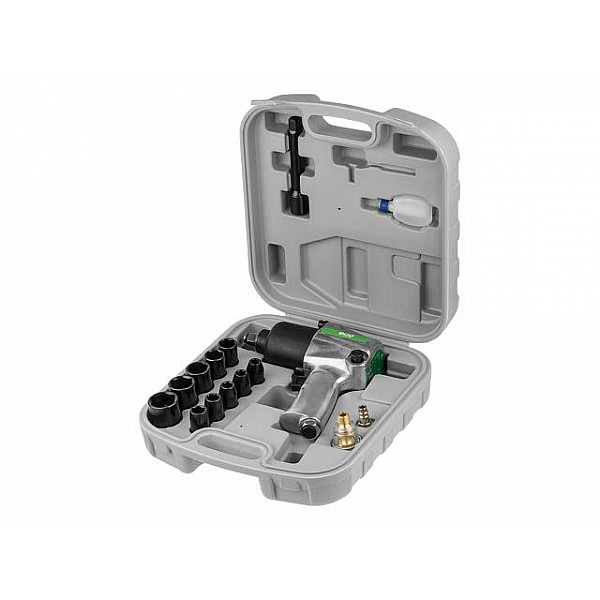 Пневмогайковерт 1/2" ECO AIW-610 с лубрикатором и головками