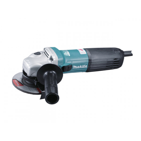 Одноручная углошлифмашина MAKITA GA 5040 C в кор. (1400 Вт, диск 125х22 мм, плавный пуск, регул. об.)