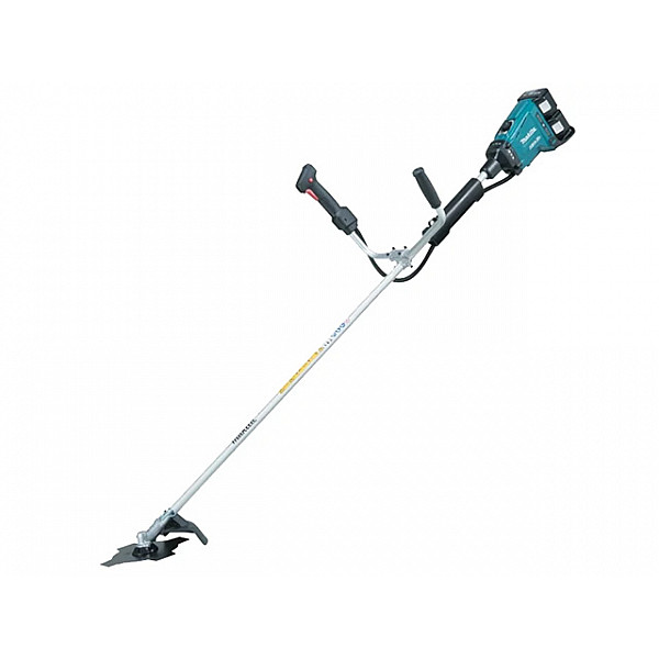 Триммер аккум. MAKITA DUR 361 URF2 (18+18 В, 2 акк., 3.0 А/ч, Li-Ion, 23 см, c ножом, вес 5.9 кг)