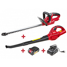 Аккум. кусторез WORTEX DB 5118 + АКЦИЯ(Аккум. воздуходувка BB 1218 D+аккум. BL 1518 G+З/У FC 1615-1)