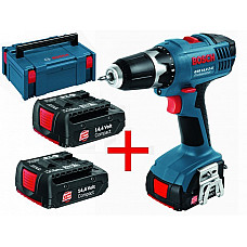 Аккум. дрель-шуруповерт BOSCH GSR 14,4-2 LI L-BOXX (14.4 В, 3 акк., 1.3 А/ч Li-Ion, 2 скор., 34 Нм, шурупы до 7 мм)
