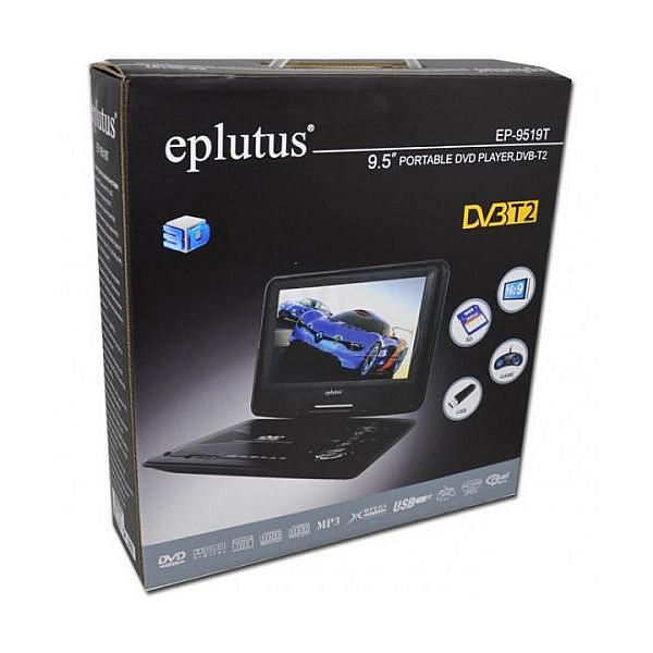 Портативный DVD плеер + TV тюнер EPLUTUS EP-9519T