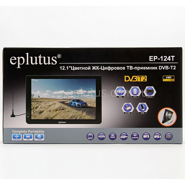 Портативный телевизор (TV) EPLUTUS EP-124T