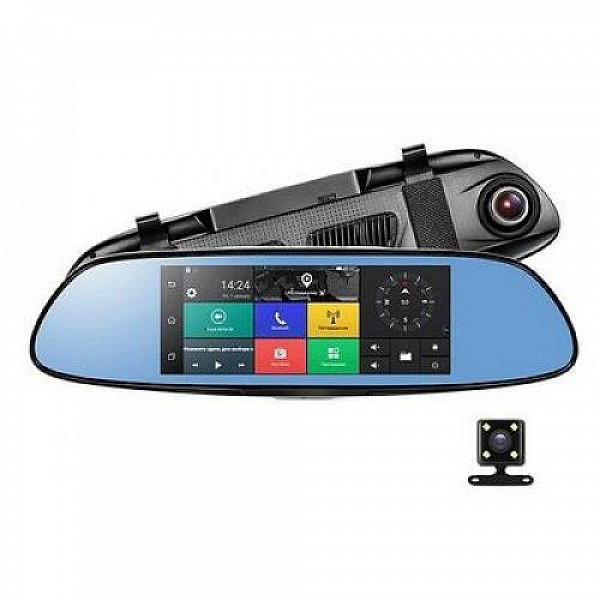Видеорегистратор с GPS навигатором Eplutus D83 + Камера заднего вида в комплекте!