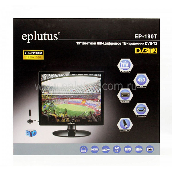 Портативный телевизор (TV) Eplutus EP-192T