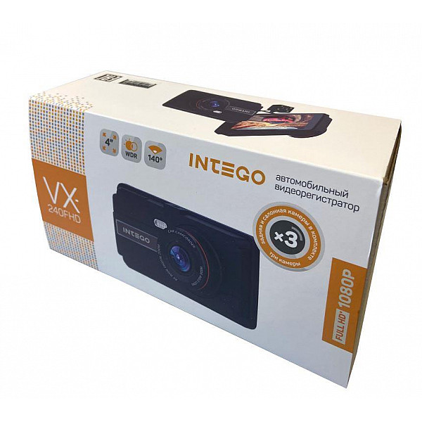 Автомобильный видеорегистратор INTEGO VX-240FHD