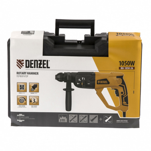 Перфоратор электрический DENZEL RH-1050-26