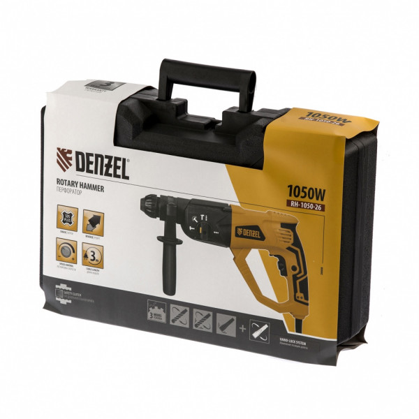 Перфоратор электрический DENZEL RH-1050-26