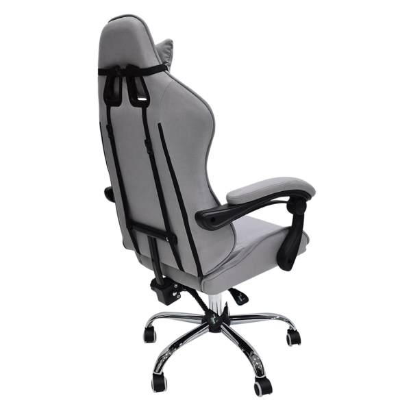 Вибромассажное кресло Calviano ASTI ULTIMATO grey fabric