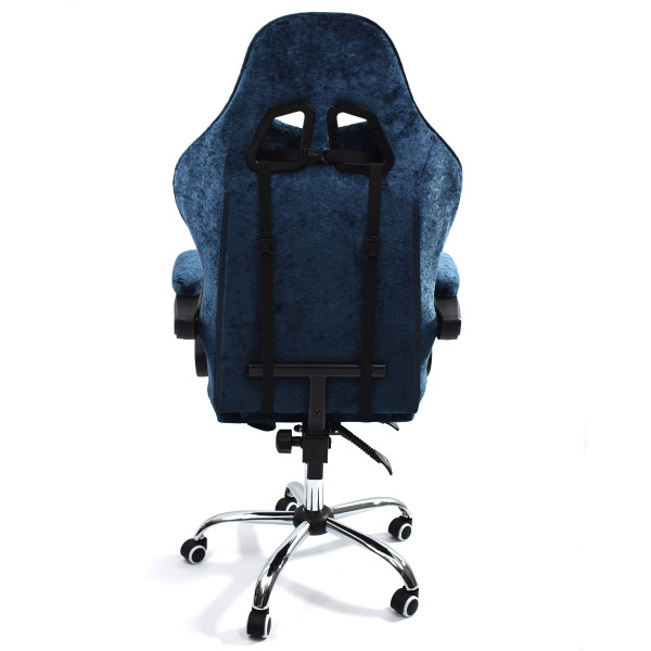 Вибромассажное кресло Calviano AVANTI ULTIMATO blue fabric