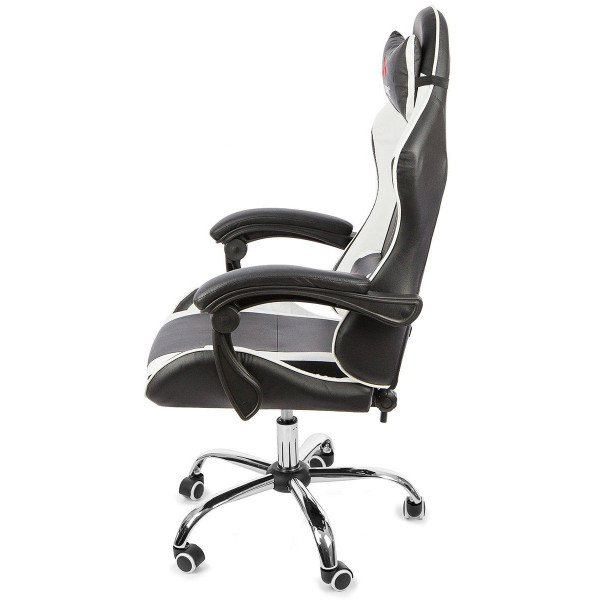 Вибромассажное кресло Calviano ASTI ULTIMATO black/white/black