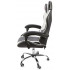 Вибромассажное кресло Calviano ASTI ULTIMATO black/white/black
