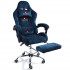 Вибромассажное кресло Calviano AVANTI ULTIMATO blue fabric