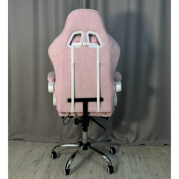 Вибромассажное кресло Calviano AVANTI ULTIMATO pink fabric