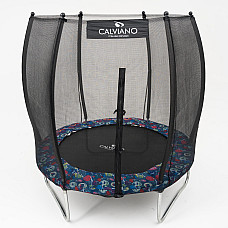 Батут пружинный с защитной сеткой Calviano 183 см - 6ft OUTSIDE master smile
