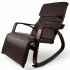 Кресло-качалка Calviano Comfort 1 коричневое PU