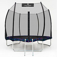 Батут пружинный с защитной сеткой Calviano 252 см - 8ft OUTSIDE master smile

