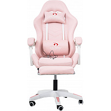 Вибромассажное кресло Calviano 1584 розовая ткань
