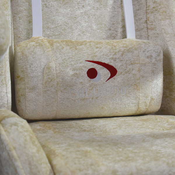 Вибромассажное кресло Calviano ASTI ULTIMATO beige fabric