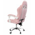 Вибромассажное кресло Calviano ASTI ULTIMATO pink fabric