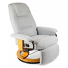 Кресло вибромассажное Calviano с подъемным пуфом и подогревом 2162