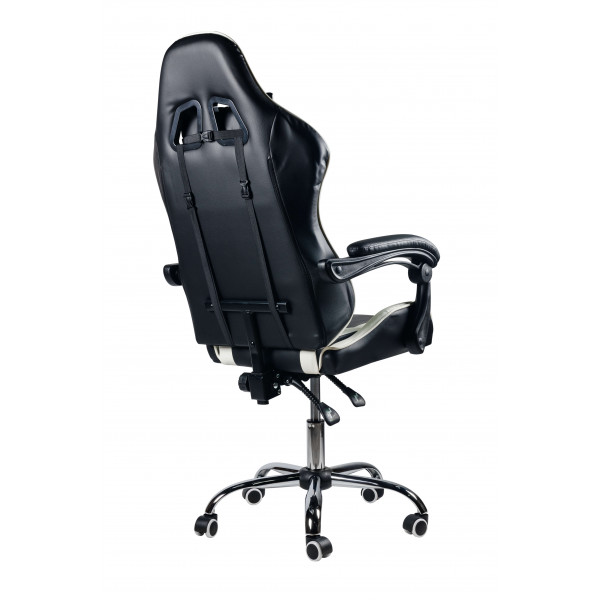 Вибромассажное кресло Calviano ASTI ULTIMATO black/white/green