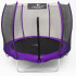 Батут пружинный с защитной сеткой Calviano 252 см - 8ft OUTSIDE master purple