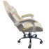 Вибромассажное кресло Calviano ASTI ULTIMATO beige fabric